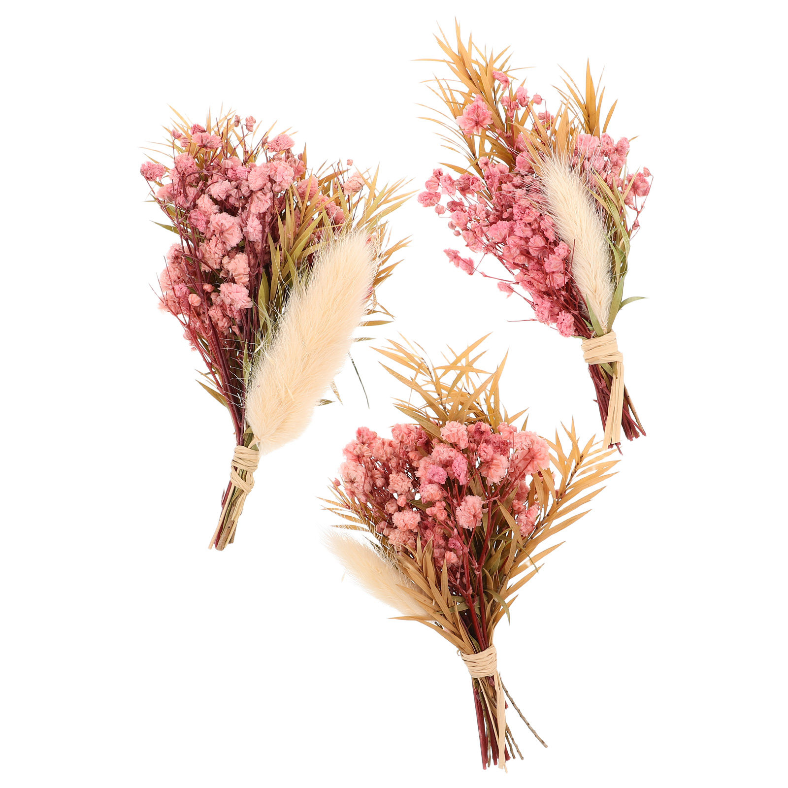Dried Flower Bunch - 3 Buah Buket Bunga Kering Mini