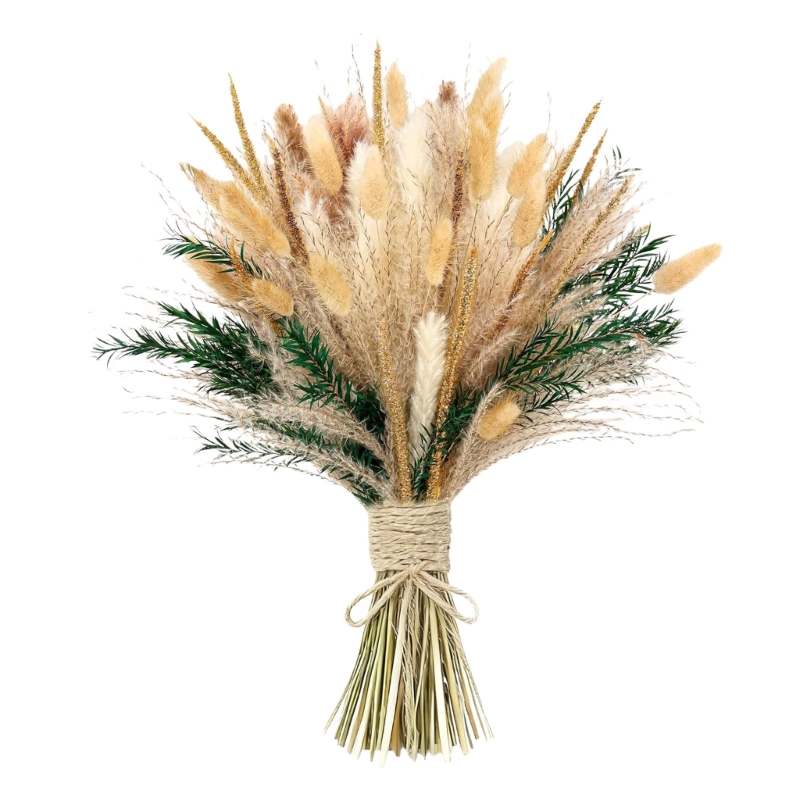 Dried Flower Bunch - Massal 100 Buah Batang Rumput Pampas