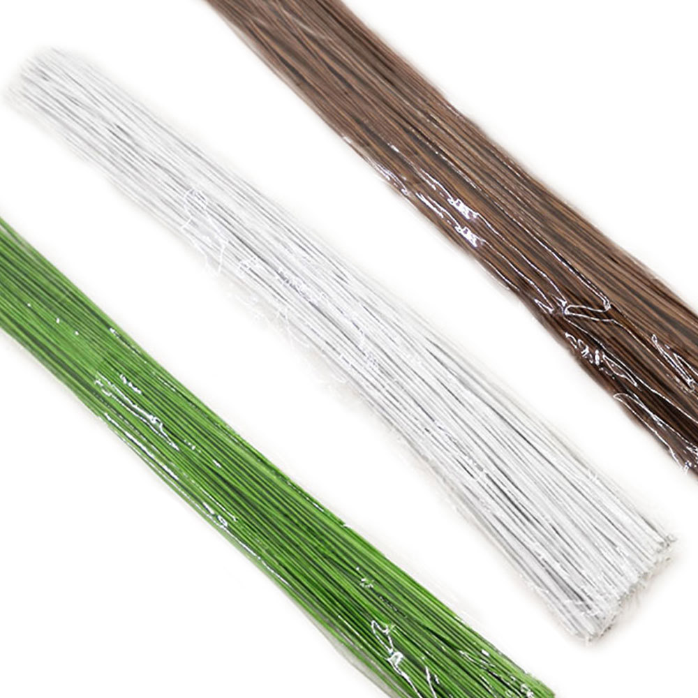 Wire Stem Florist - 50 buah/lot 26 #0.45mm rangkaian bunga