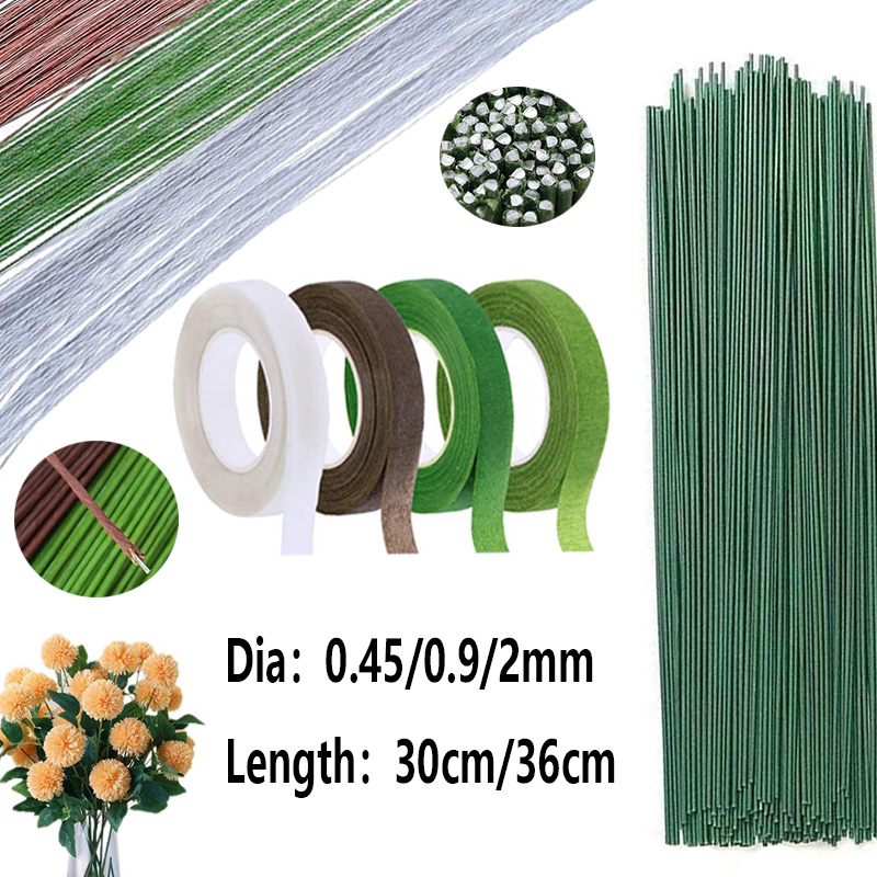 Wire Stem Florist - Batang Kawat Bunga Hijau Muda 22/20