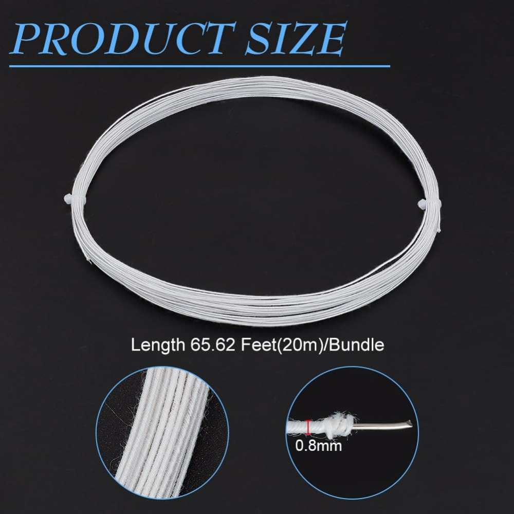 21.8 yard kawat bunga putih 20 - Wire Stem Florist ulasan dan harga