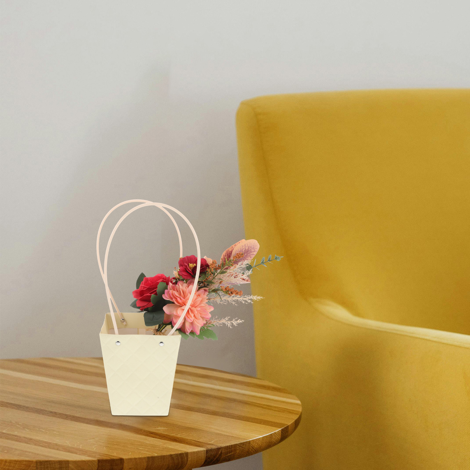 10Pcs Tas Buket Bunga Kertas K - Flower Wrap Kraft ulasan dan harga
