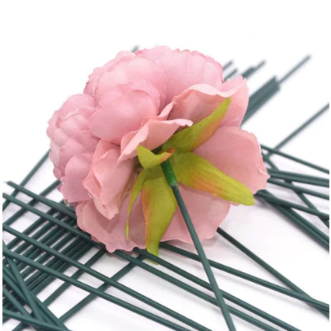 50 Buah Batang Kawat Bunga Hij - Wire Stem Florist ulasan dan harga