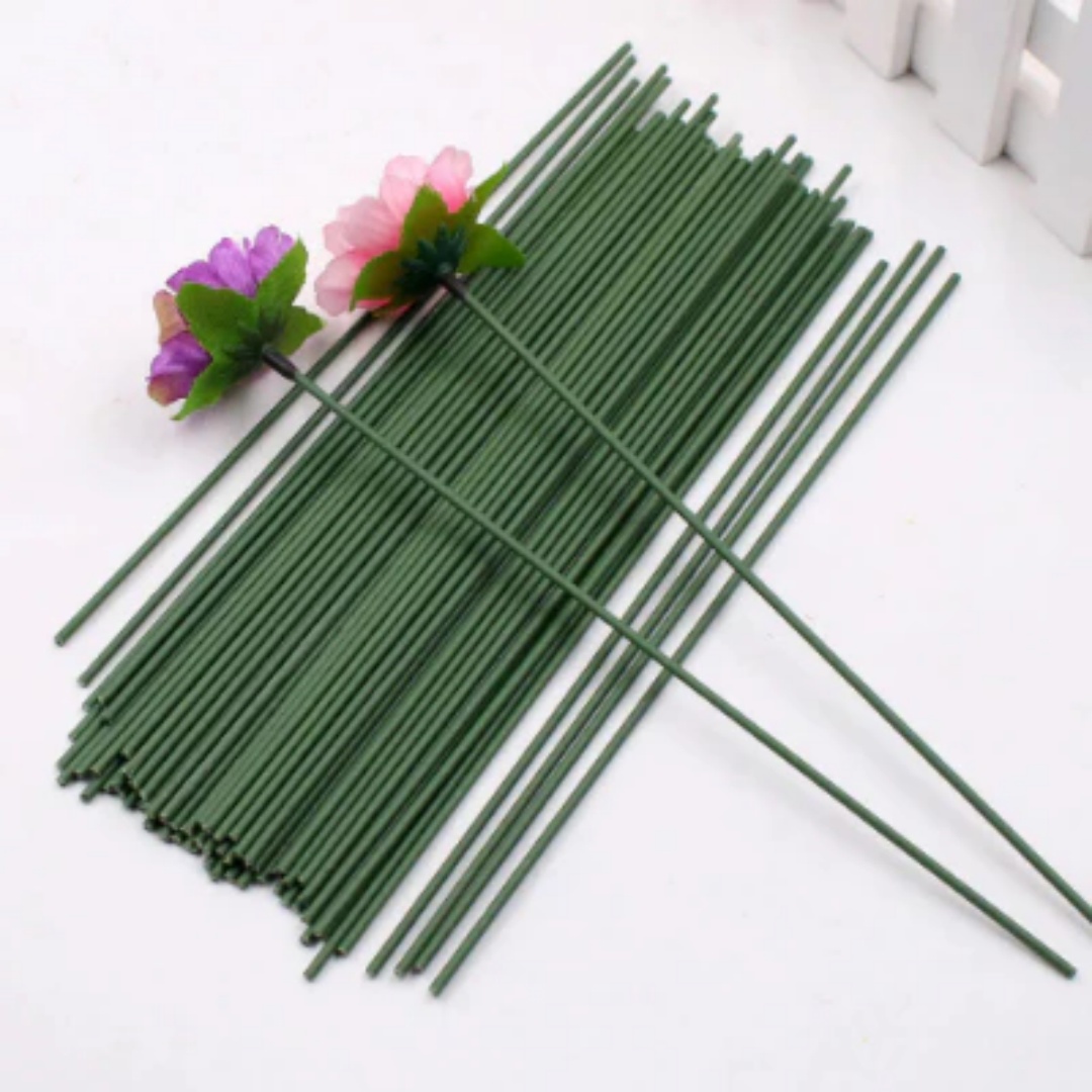 50pcs Kawat Batang Bunga untuk - Wire Stem Florist ulasan dan harga