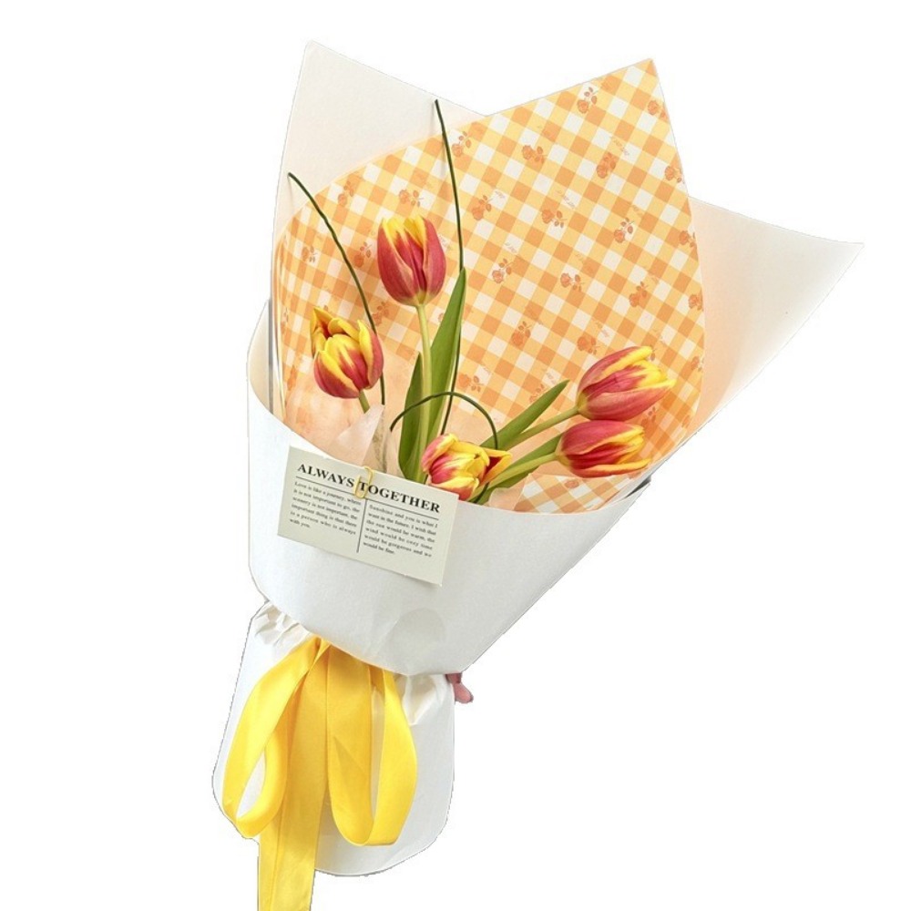 Kertas Pembungkus Bunga Motif  - Flower Wrap Kraft ulasan dan harga