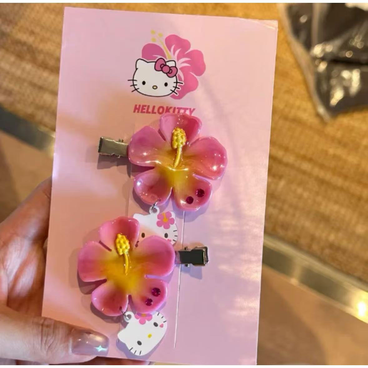 Set Jepit Rambut Bunga Hello K - Florist Supplies ulasan dan harga
