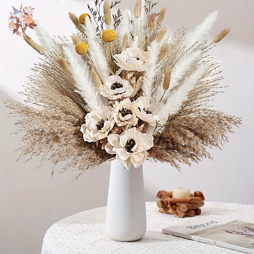 55 Buah Buket Bunga Buatan Rum - Dried Flower Bunch ulasan dan harga