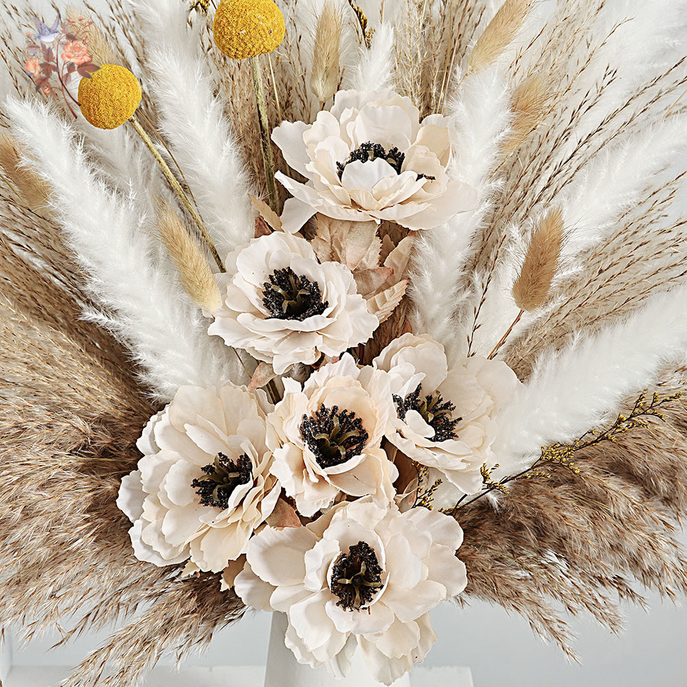 55 Buah Buket Bunga Buatan Rum - Dried Flower Bunch ulasan dan harga