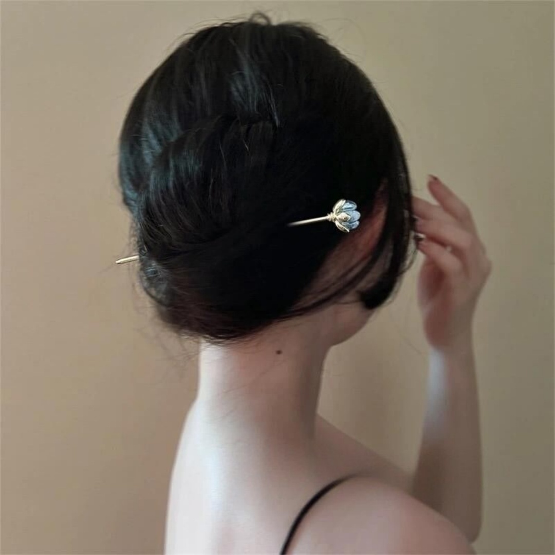 Jepit Rambut Bunga Biru, Akses - Florist Supplies ulasan dan harga