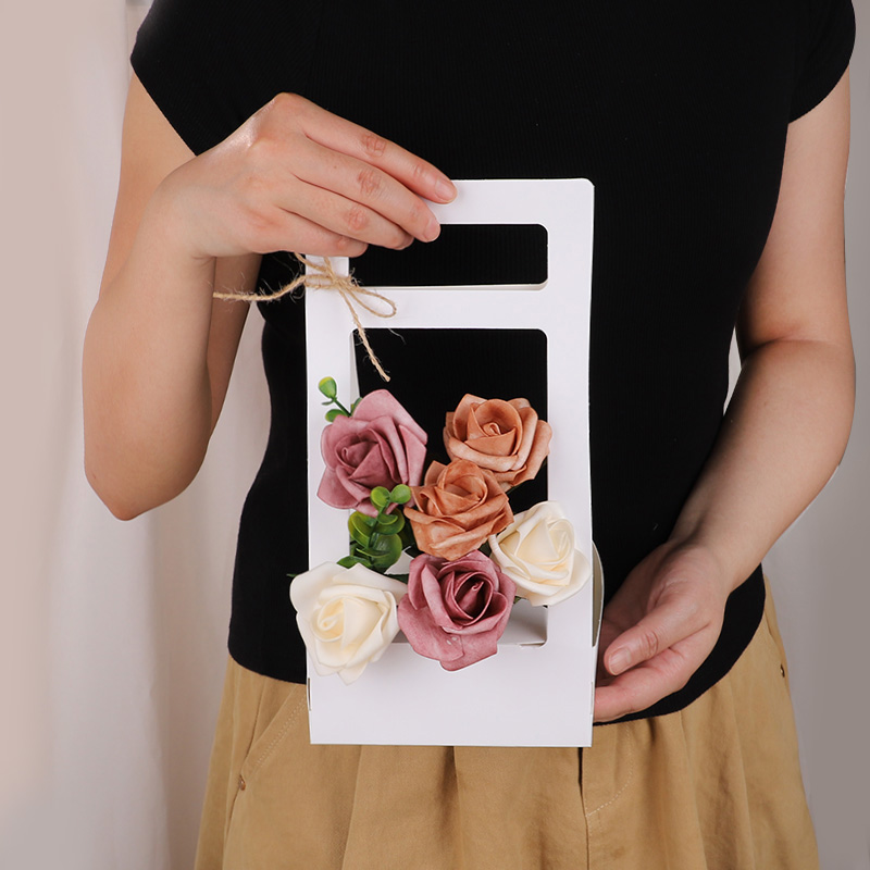 3/5 Buah Kotak Bunga Genggam K - Flower Wrap Kraft ulasan dan harga