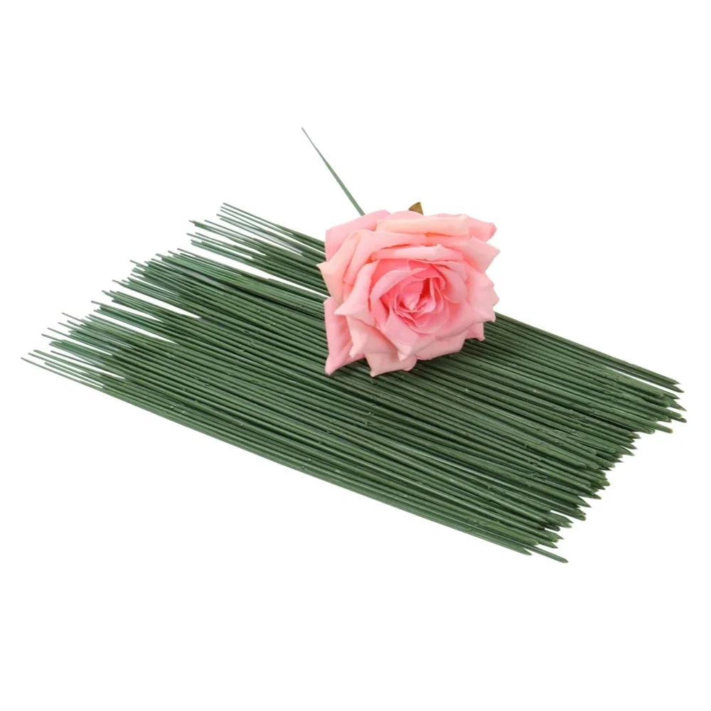 100 Buah Batang Pot Buatan Pla - Wire Stem Florist ulasan dan harga