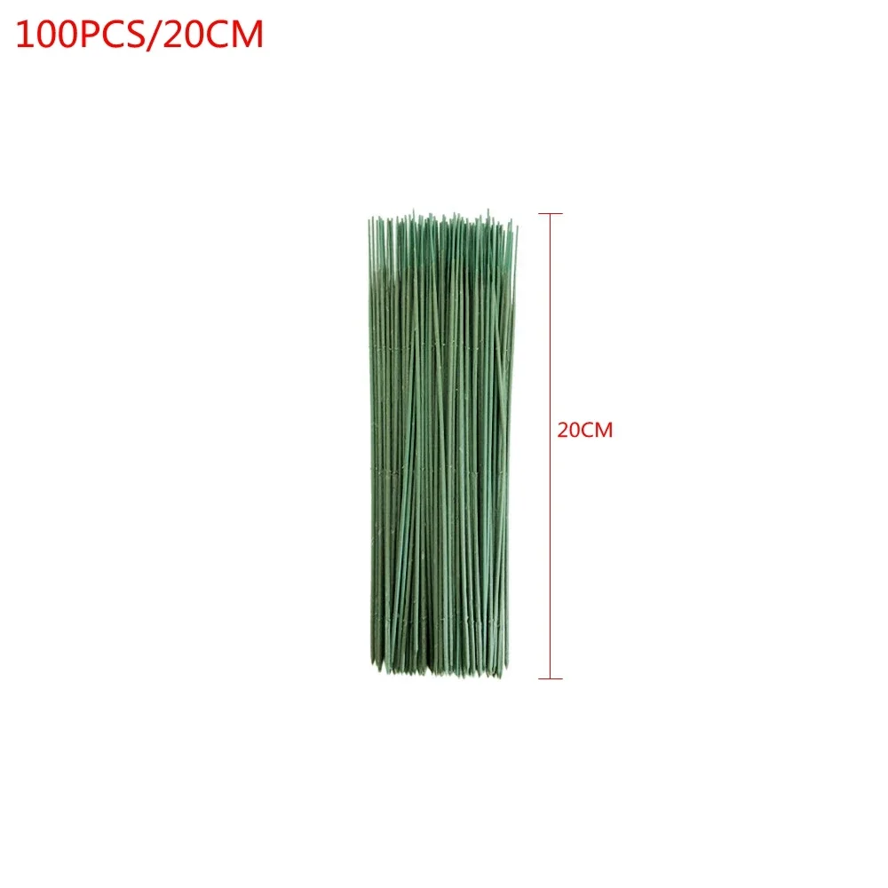 100 Buah Batang Pot Buatan Pla - Wire Stem Florist ulasan dan harga