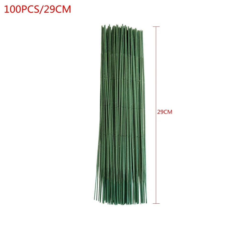 100 Buah Batang Pot Buatan Pla - Wire Stem Florist ulasan dan harga