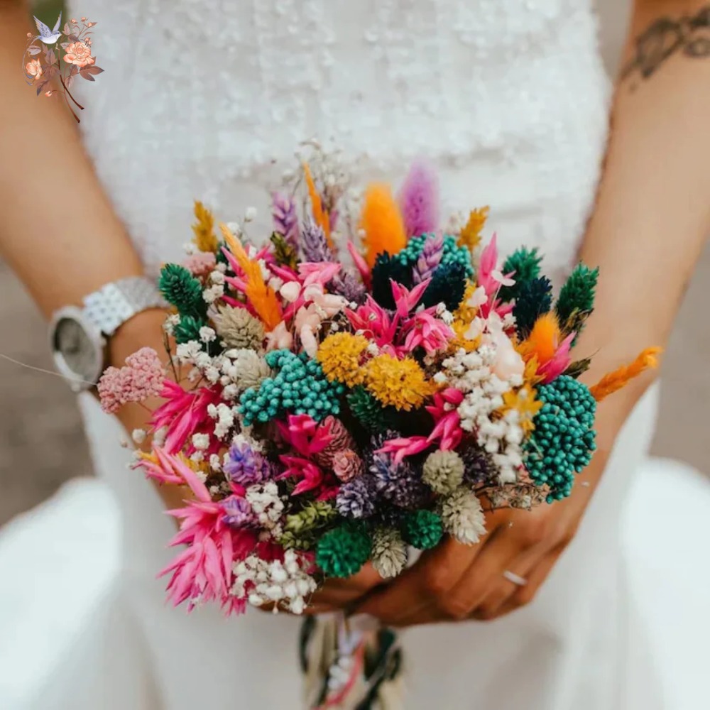 Buket Bunga Pengantin Kering B - Dried Flower Bunch ulasan dan harga