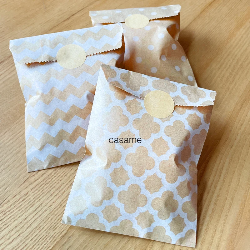 25 Buah Kantong Kertas Kraft K - Flower Wrap Kraft ulasan dan harga