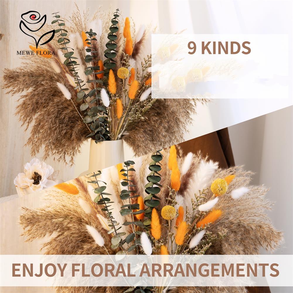 65 Buah Buket Rumput Pampas Or - Dried Flower Bunch ulasan dan harga