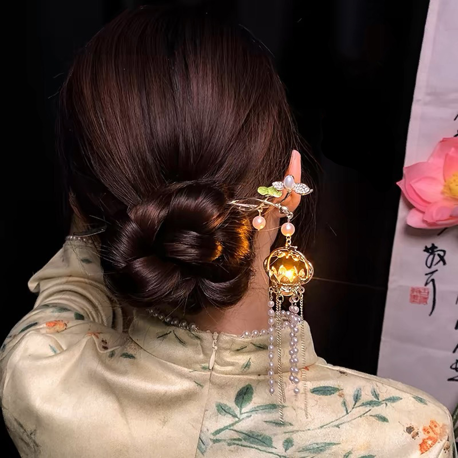 Jepit Rambut Bunga Bercahaya u - Florist Supplies ulasan dan harga