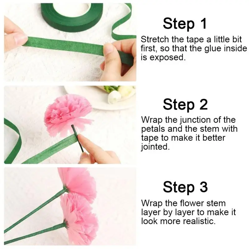 Batang Kawat Bunga Hijau Muda  - Wire Stem Florist ulasan dan harga