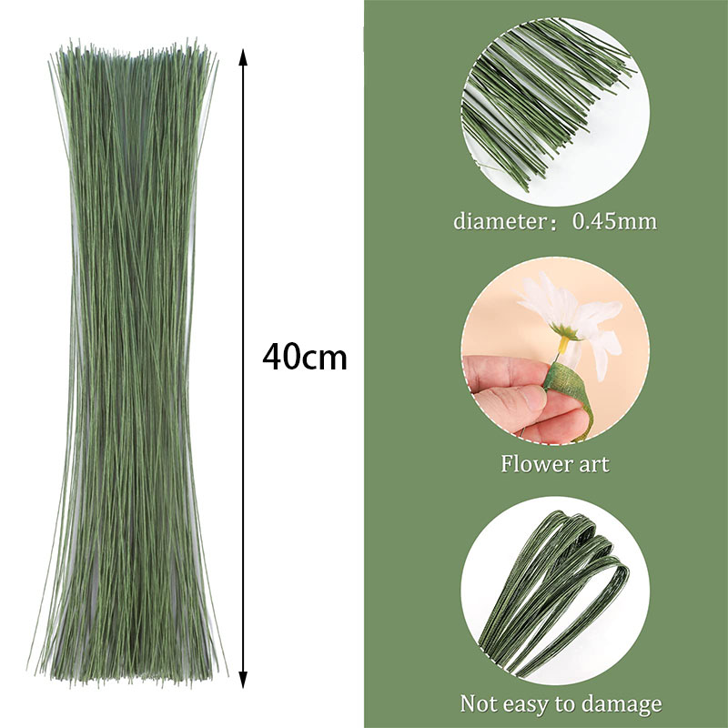100Pcs Kawat Bunga Berkualitas - Wire Stem Florist ulasan dan harga